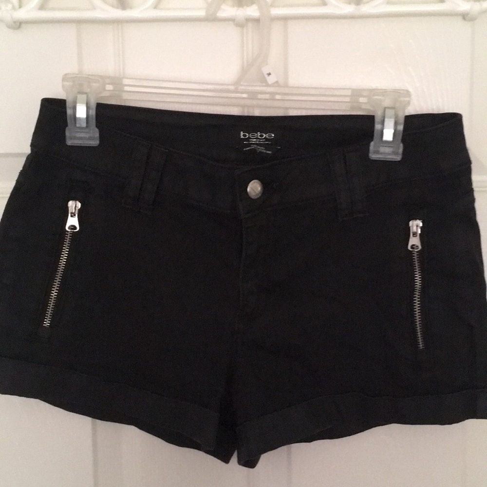 Black bebe shorts